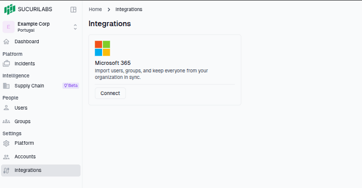 SucuriLabs Microsoft Integration