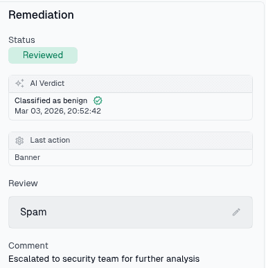 Remediation panel