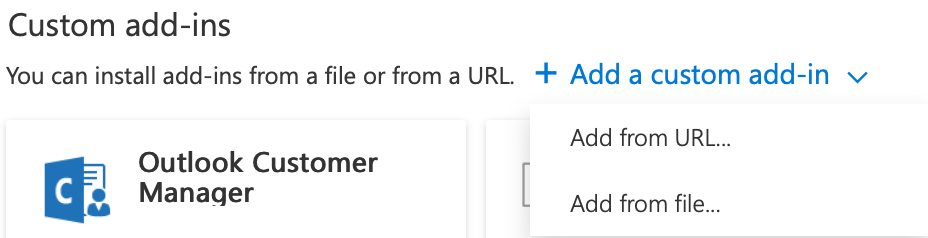 Custom Add-in in Outlook